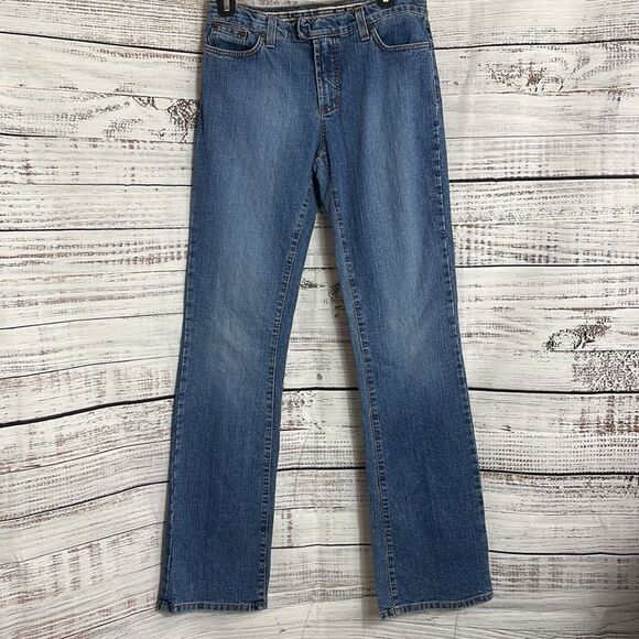 Vintage Dolce& Gabbana jeans womens size 30 Y2K straight wide legs Made in Italy - Picture 1 of 13